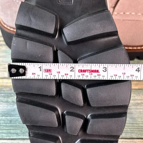 White Mountain Loafer Womens Size 8W Taupe Suede Dress Shoes Work Formal Comfort - Picture 8 of 11